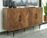 Orleans Furniture - Ashley Furniture - Prattville Accent Cabinet - Accent Cabinet / Brown - A4000308